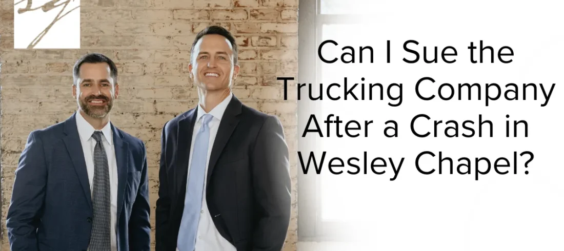 When a truck accident shatters your life in Wesley Chapel, the aftermath can be overwhelming. Severe injuries, staggering medical bills, loss of income, and emotional trauma are common outcomes of these catastrophic events. One of the most pressing questions victims face is: Can I sue the trucking company after a crash in Wesley Chapel? The answer is yes—and our legal team at Slater | Grant is here to guide you through every step of your recovery and pursuit of justice.