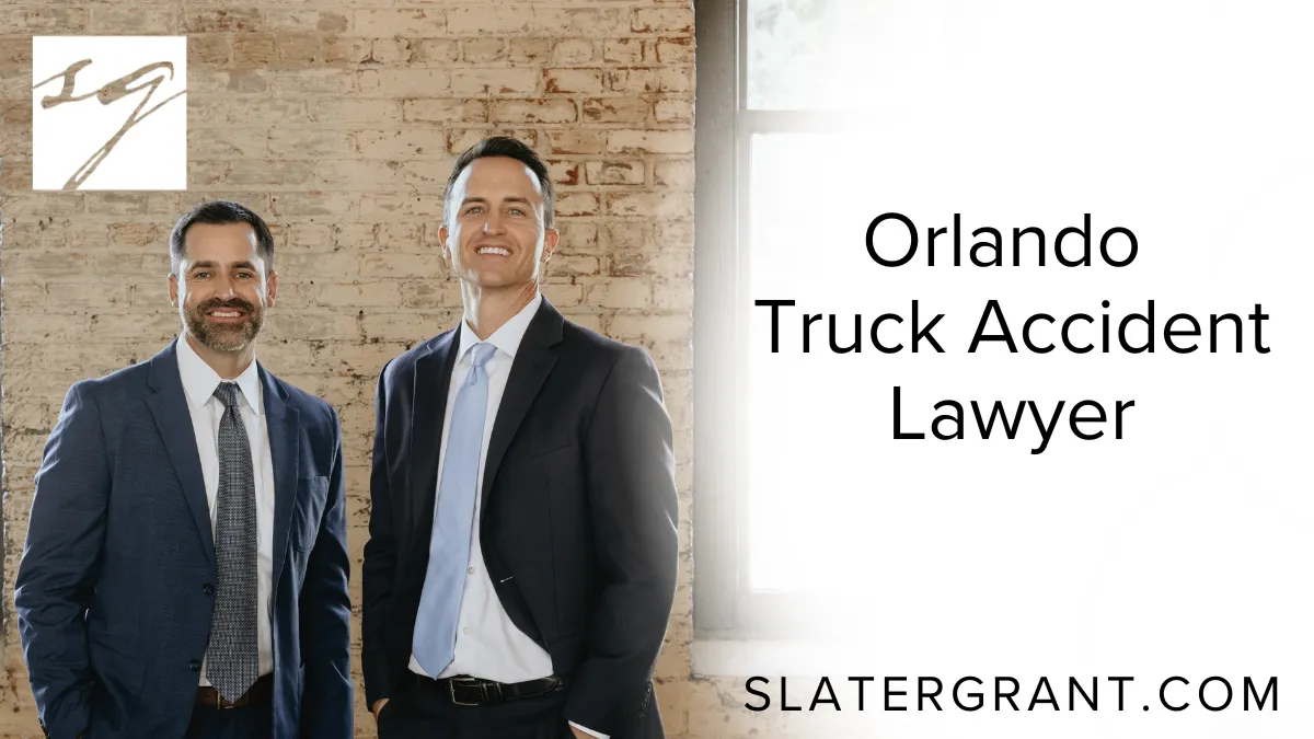 When you’ve been injured in a truck accident in Orlando, your future may feel uncertain. Medical bills, lost wages, pain, suffering, and dealing with aggressive insurance companies can quickly become overwhelming. At Slater | Grant, an experienced Orlando truck accident lawyer is here to protect your rights, fight for full compensation, and guide you every step of the way.