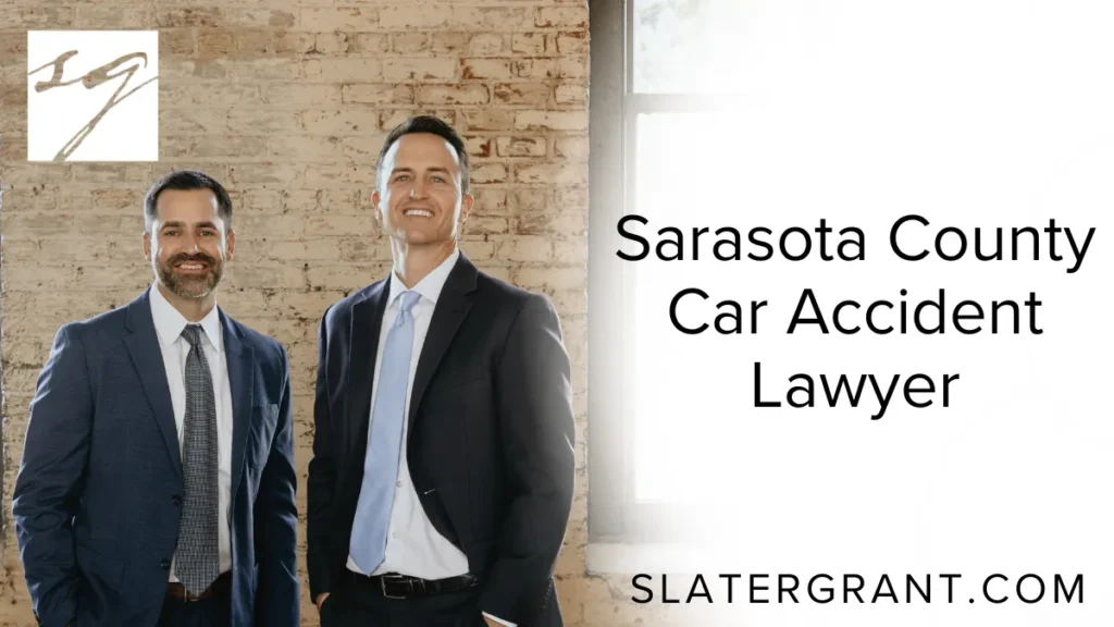 When you or someone you love is injured in a car accident, everything changes in a heartbeat. Medical bills pile up. Work becomes impossible. The insurance companies stop returning your calls. At Slater | Grant, our experienced Sarasota County car accident lawyers are here to take the pressure off your shoulders and fight for the compensation you deserve. With decades of combined experience handling personal injury cases in Florida, we offer strategic, results-driven advocacy to clients who need it most.