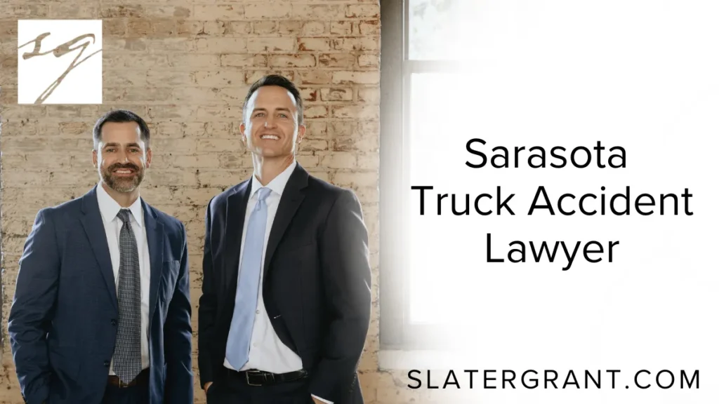 When a collision with a commercial truck turns your life upside down, you need a trusted Sarasota truck accident lawyer to fight for your rights and secure the compensation you deserve. At Slater | Grant, we specialize in representing victims of serious truck accidents across Sarasota and the surrounding Florida communities. With a deep knowledge of both state and federal trucking regulations, we are the aggressive legal advocates you need in the aftermath of a catastrophic accident.