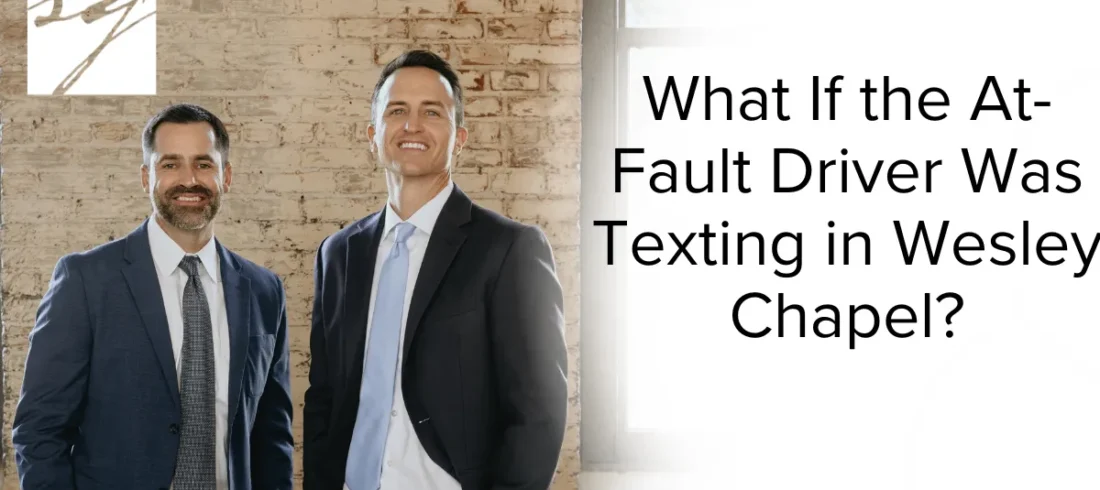 In the realm of texting and driving accidents in Wesley Chapel, the consequences can be devastating and far-reaching. When the at-fault driver is distracted by their phone, lives can be changed in a moment, leaving victims facing severe injuries, emotional trauma, and financial hardship. At Slater | Grant, we recognize the critical importance of holding negligent drivers accountable and securing justice for those harmed due to texting and driving.