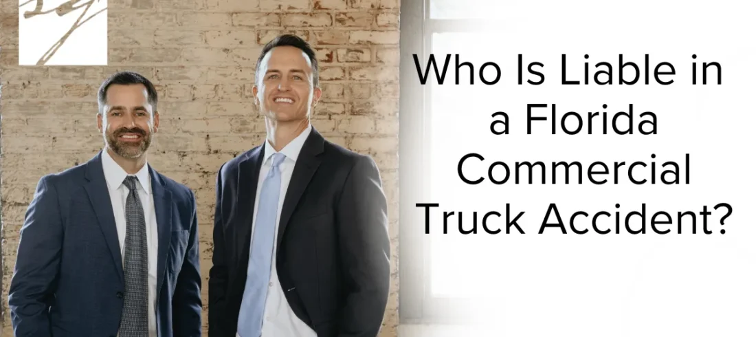 When a serious collision involves a commercial truck on Florida’s highways, determining liability becomes a critical and complex legal issue. At Slater | Grant, we specialize in navigating the intricate world of commercial truck accident liability in Florida to ensure our clients obtain the justice and compensation they deserve. This comprehensive guide covers the key aspects of liability, insurance, legal processes, and what injured victims need to know to protect their rights.
