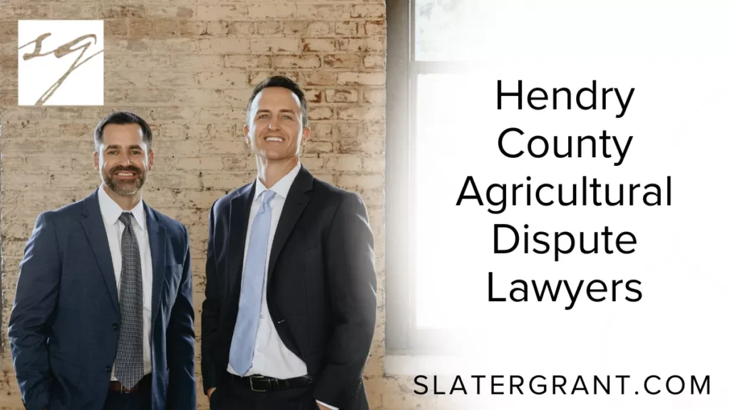 Agricultural disputes in Hendry County are becoming increasingly complex. At Slater | Grant, our seasoned Hendry County agricultural dispute lawyers navigate the intricate legal challenges that landowners, farmers, agribusinesses, and tenants face when disputes arise. From land use conflicts and breach of contract claims to crop damage litigation and water rights disputes, we provide aggressive legal representation designed to protect your land, your livelihood, and your legal rights.