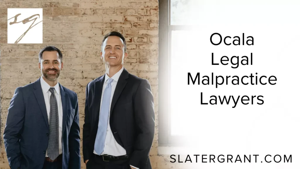 When you place your trust in an attorney, you expect diligent representation and ethical conduct. Unfortunately, not all lawyers uphold these standards. At Slater | Grant, our dedicated Ocala legal malpractice lawyers are committed to holding negligent attorneys accountable when they fail their clients. Legal malpractice cases are complex, often requiring a meticulous review of prior casework and a deep grasp of professional standards. Our team brings decades of combined experience to ensure your rights and interests are aggressively protected.