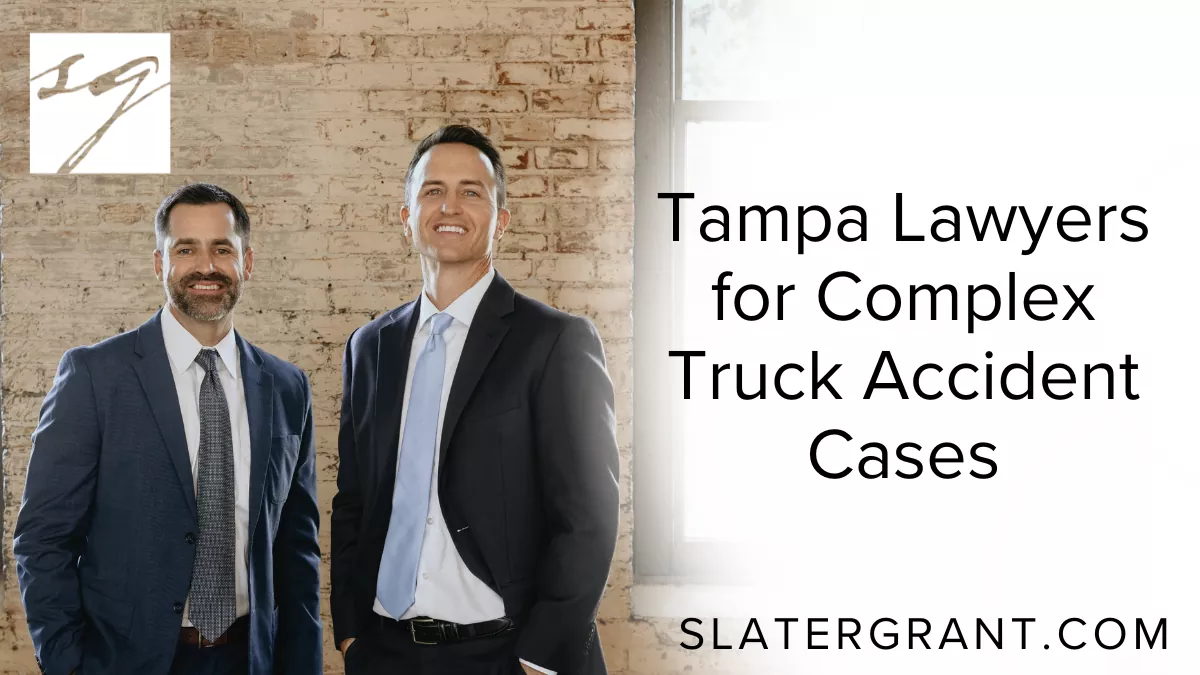 When it comes to serious trucking accidents, victims face unique challenges that require the expertise of specialized legal professionals. If you or a loved one has been involved in a major truck accident, the right legal representation can make all the difference in securing the compensation you deserve. Tampa complex truck accident lawyers at Slater | Grant are committed to guiding clients through every step of the legal process with experience, dedication, and strategic advocacy.