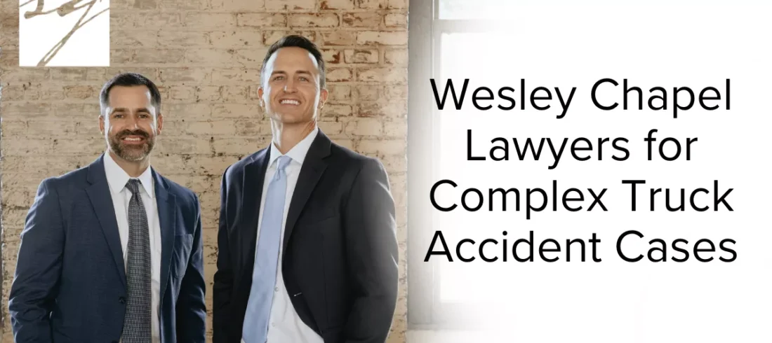 When you or a loved one has been involved in a serious truck accident in Wesley Chapel, securing experienced legal representation is crucial. Complex truck accidents often involve catastrophic injuries, multiple parties, and intricate insurance claims. Wesley Chapel complex truck accident lawyers at Slater | Grant specialize in handling these complicated cases to ensure victims receive the compensation they deserve.