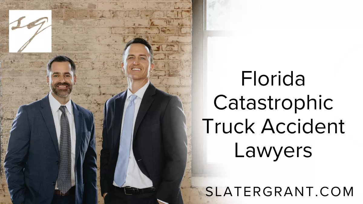 If you or a loved one has been involved in a serious truck accident in Florida, you need experienced legal representation to protect your rights and pursue the compensation you deserve. At Slater | Grant, our team of dedicated Florida catastrophic truck accident lawyers has the expertise to handle complex cases involving severe injuries, wrongful death, and significant property damage. Truck accidents often result in life-altering consequences, and our mission is to ensure victims receive the justice and support they need.