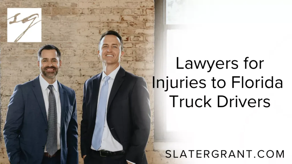 Truck driving is one of the most demanding and hazardous professions in the United States. Florida truck drivers face long hours on the road, unpredictable traffic conditions, and the constant risk of accidents involving large commercial vehicles. When a truck driver is injured in an accident, the consequences can be severe, including physical injuries, financial loss, and long-term disability. In these situations, it is essential to have skilled and experienced legal representation. Slater | Grant provides top-tier advocacy for truck drivers who have suffered injuries, ensuring they receive the compensation they deserve.