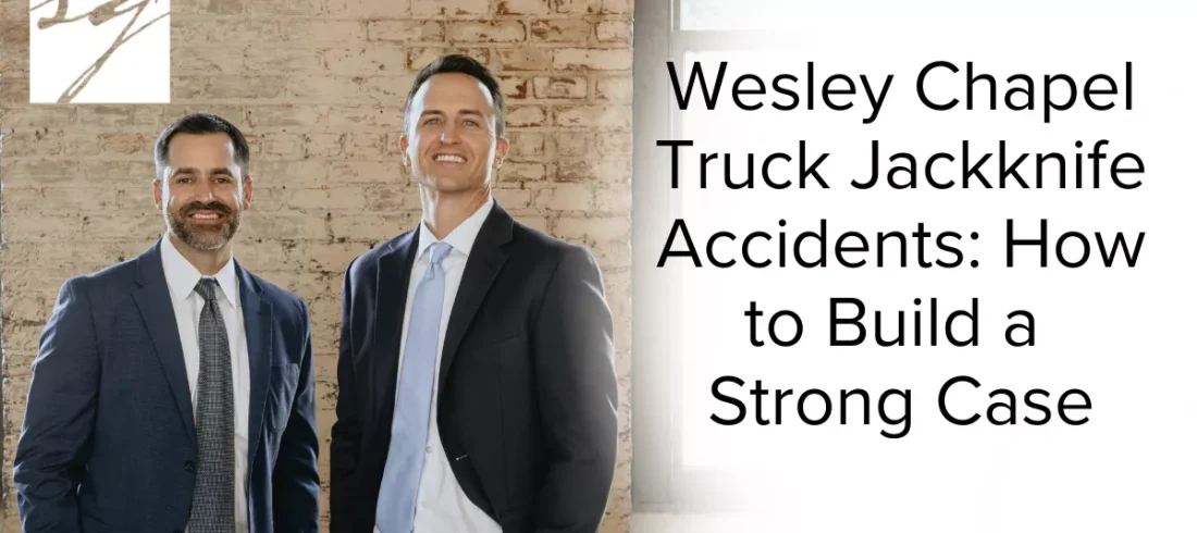 Truck jackknife accidents are among the most dangerous and destructive types of commercial vehicle crashes on Florida’s roads. When a tractor-trailer jackknifes, the trailer swings outward at an angle, often blocking multiple lanes of traffic and crushing nearby vehicles. In fast-growing areas like Wesley Chapel—where major corridors such as I-75, State Road 54, and State Road 56 experience heavy truck traffic—these accidents can cause catastrophic injuries and fatalities.