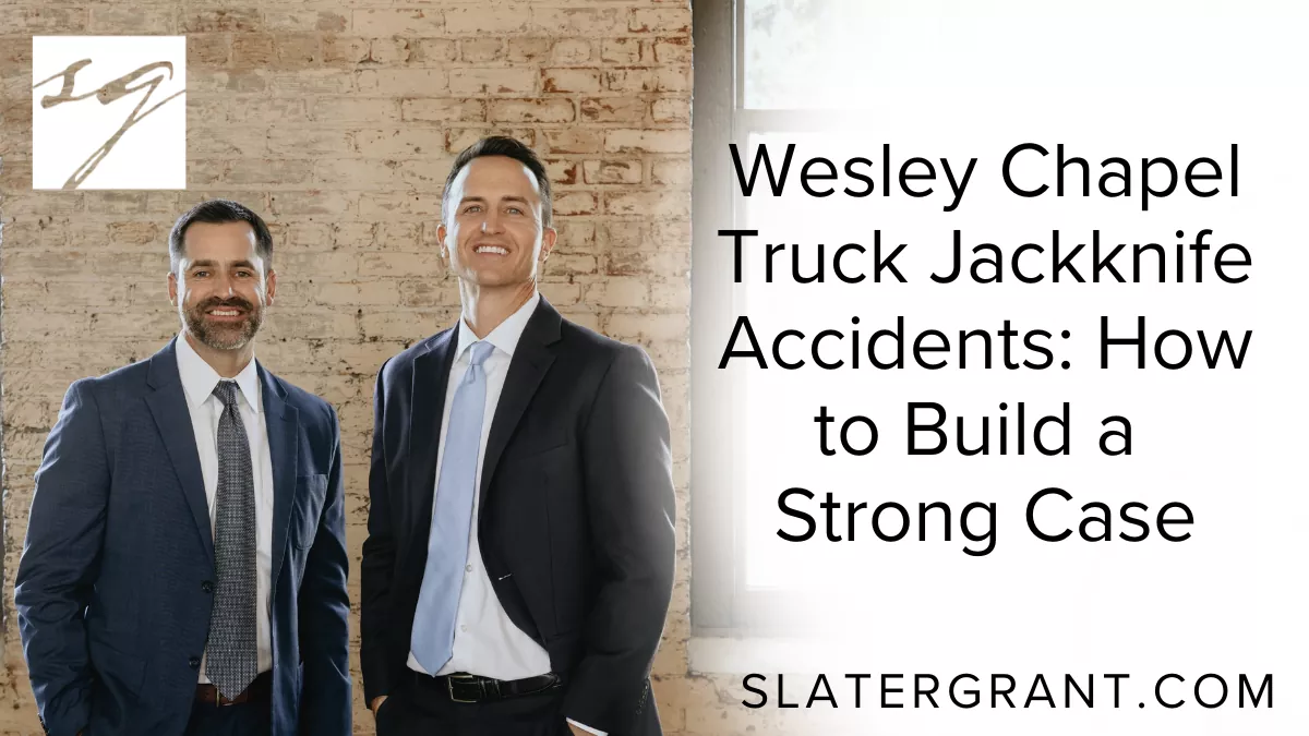 Truck jackknife accidents are among the most dangerous and destructive types of commercial vehicle crashes on Florida’s roads. When a tractor-trailer jackknifes, the trailer swings outward at an angle, often blocking multiple lanes of traffic and crushing nearby vehicles. In fast-growing areas like Wesley Chapel—where major corridors such as I-75, State Road 54, and State Road 56 experience heavy truck traffic—these accidents can cause catastrophic injuries and fatalities.