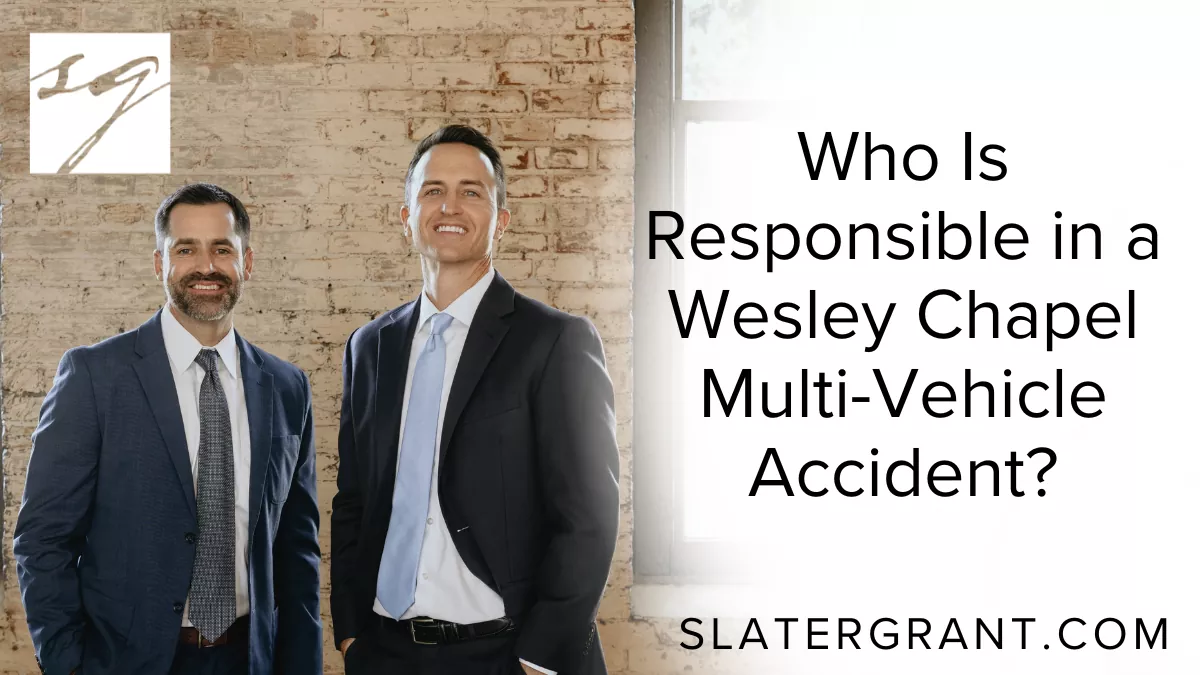 Multi-vehicle accidents—often called chain-reaction crashes or pileups—are among the most chaotic and devastating collisions on Wesley Chapel’s busy roads. With rapid growth, increased traffic congestion, and major roadways like State Road 54, Bruce B. Downs Boulevard, I-75, and State Road 56, these types of accidents are becoming more common. When several vehicles collide, determining who is responsible becomes incredibly complex.