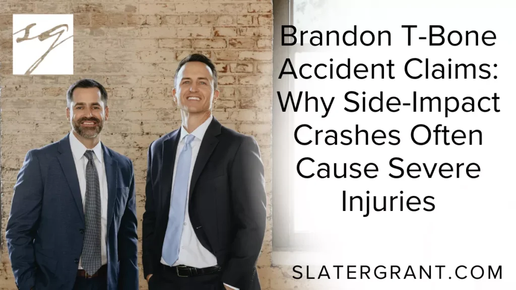 T-bone accidents—also known as side-impact collisions—are among the most dangerous car accidents on Florida roads. In Brandon, where busy intersections along Brandon Boulevard (SR 60), Causeway Boulevard, Falkenburg Road, Parsons Avenue, and nearby I-75 interchanges experience constant congestion, these crashes happen far too often. When one vehicle strikes the side of another, occupants have little protection from the force of impact.