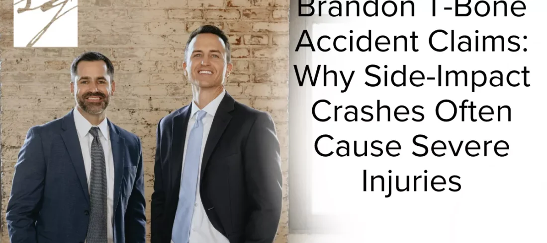 T-bone accidents—also known as side-impact collisions—are among the most dangerous car accidents on Florida roads. In Brandon, where busy intersections along Brandon Boulevard (SR 60), Causeway Boulevard, Falkenburg Road, Parsons Avenue, and nearby I-75 interchanges experience constant congestion, these crashes happen far too often. When one vehicle strikes the side of another, occupants have little protection from the force of impact.