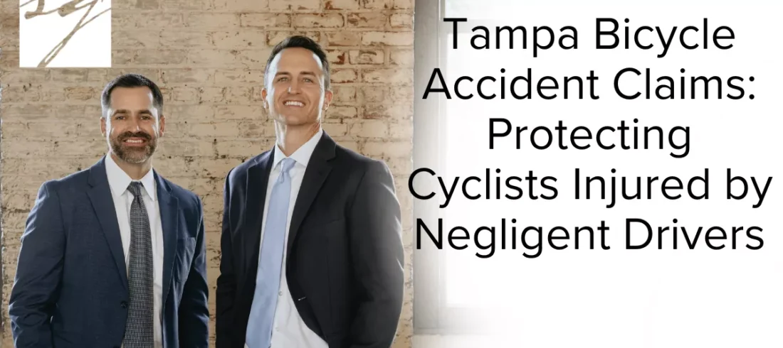 Tampa Bicycle Accident Claims Protecting Cyclists Injured by Negligent Drivers Bicycling is increasingly popular in Tampa for commuting, fitness, and recreation. From Bayshore Boulevard and Downtown Tampa to neighborhood streets and shared roadways near Ybor City and Seminole Heights, cyclists share the road with fast-moving traffic every day. Unfortunately, when drivers fail to pay attention or respect cyclists’ rights, the consequences can be devastating.