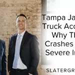 Jackknife truck accidents are among the most dangerous and destructive crashes on Tampa roadways. When a large commercial truck’s cab and trailer fold at an angle—resembling a partially closed pocketknife—the result is often a multi-lane obstruction that leads to catastrophic collisions. These accidents frequently occur on highways such as I-275, I-4, I-75, and the Selmon Expressway, where high speeds and heavy traffic magnify the danger.