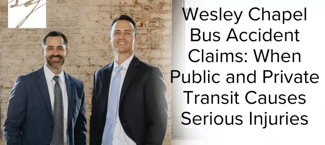 Bus accidents can be devastating, especially for passengers, pedestrians, cyclists, and occupants of smaller vehicles. In Wesley Chapel, buses regularly operate along State Road 54, State Road 56, Bruce B. Downs Boulevard, and near I-75, transporting students, commuters, tourists, and residents. While buses are meant to provide safe transportation, accidents involving public transit, school buses, and private charter buses often result in serious or fatal injuries.