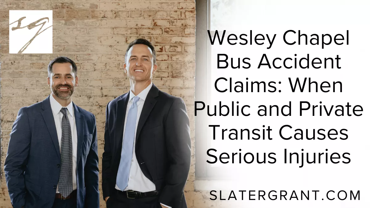 Bus accidents can be devastating, especially for passengers, pedestrians, cyclists, and occupants of smaller vehicles. In Wesley Chapel, buses regularly operate along State Road 54, State Road 56, Bruce B. Downs Boulevard, and near I-75, transporting students, commuters, tourists, and residents. While buses are meant to provide safe transportation, accidents involving public transit, school buses, and private charter buses often result in serious or fatal injuries.