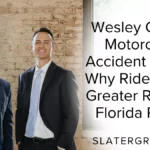 Wesley Chapel Motorcycle Accident Claims Why Riders Face Greater Risks on Florida Roads Motorcycle accidents are some of the most severe and life-altering crashes on Florida roadways. In Wesley Chapel, where traffic continues to increase along State Road 54, State Road 56, Bruce B. Downs Boulevard, and I-75, motorcyclists face daily dangers from distracted drivers, heavy traffic, and vehicles that fail to share the road responsibly. Unlike drivers in cars or trucks, motorcyclists have little protection—making even a minor collision potentially catastrophic.