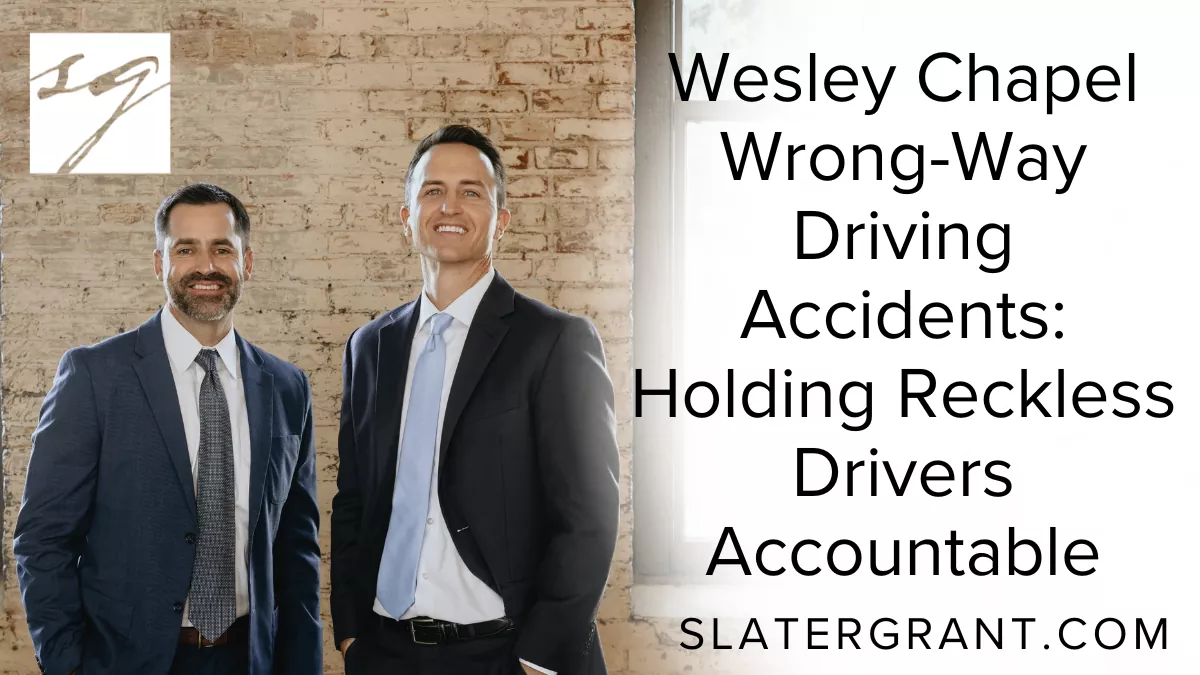 Wrong-way driving accidents are among the most terrifying and deadly crashes on Florida roadways. In Wesley Chapel, these collisions frequently occur on highways and major arterials such as I-75, State Road 54, State Road 56, and highway on-ramps where confusion, impairment, or poor signage can lead a driver to enter traffic in the wrong direction. When a wrong-way crash happens, the results are often catastrophic—severe injuries, permanent disabilities, or fatalities.