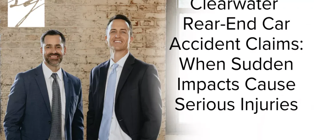 Rear-end car accidents are among the most common collisions on Florida roads—but they are far from minor. In Clearwater, where traffic congestion is heavy along US-19, Gulf-to-Bay Boulevard, Court Street, and Clearwater Memorial Causeway, rear-end crashes happen daily during stop-and-go traffic, rush hour slowdowns, and unexpected stops. While these accidents may appear straightforward, they often cause serious injuries and are frequently contested by insurance companies.